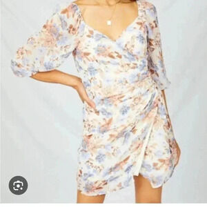 Altar'd State Serelia Dress Beautiful Fall Floral Size Large